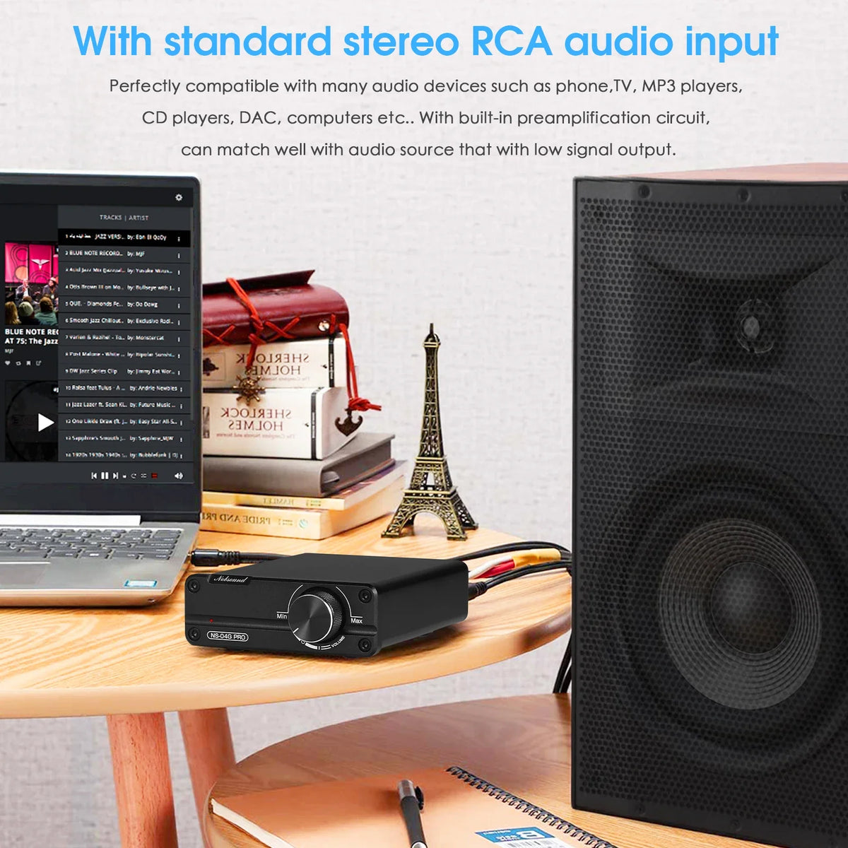 Douk Audio NS-04G PRO Class D HiFi Stereo Amplifier
