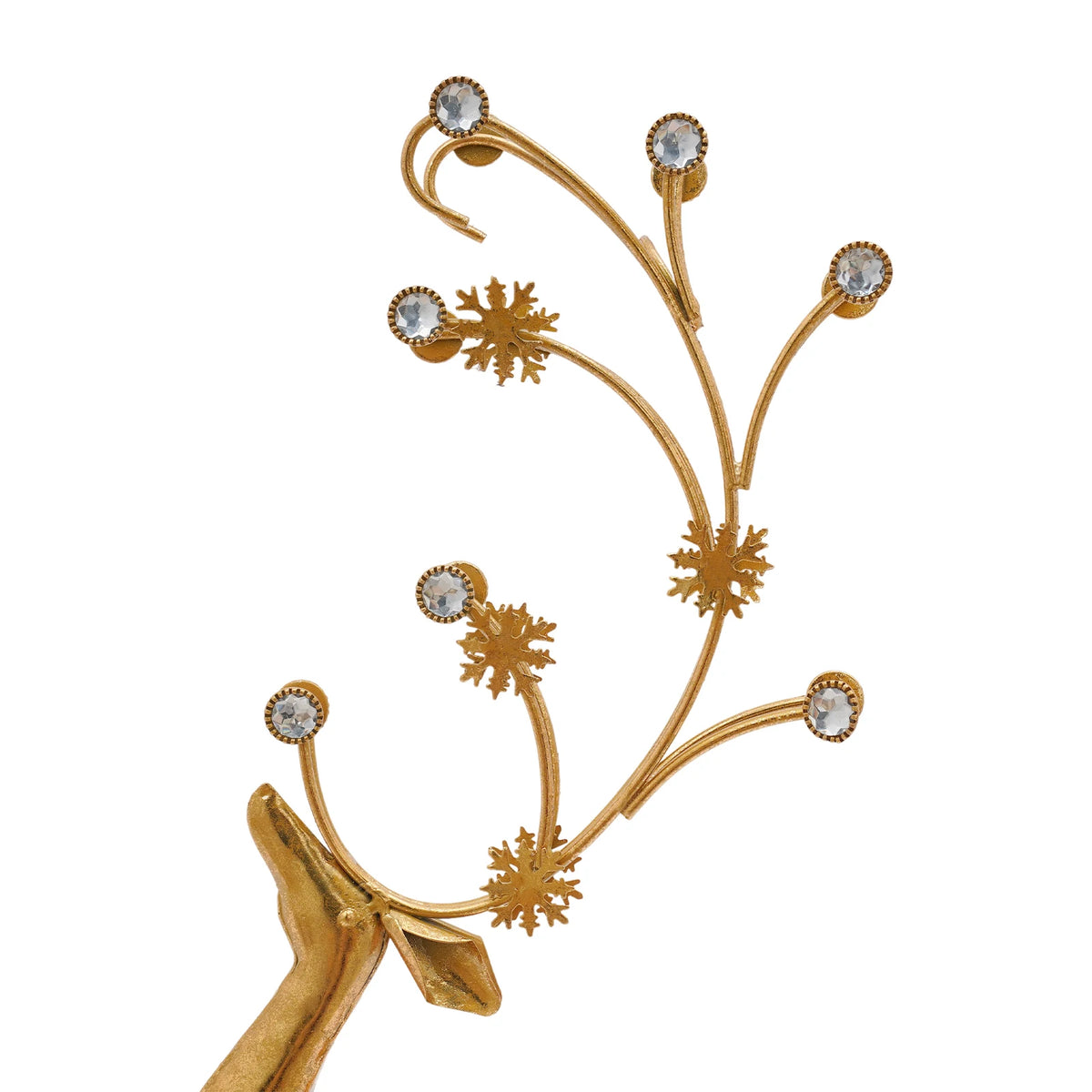 Retro Metal Deer Statue for Elegant Home Decor