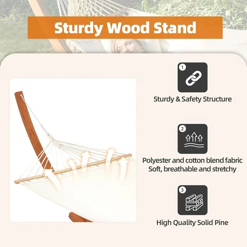 Heavy Duty Two Person Hammock With Stand