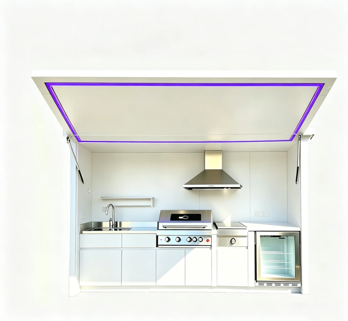 Modular Stainless Steel Outdoor Kitchen Cabinet