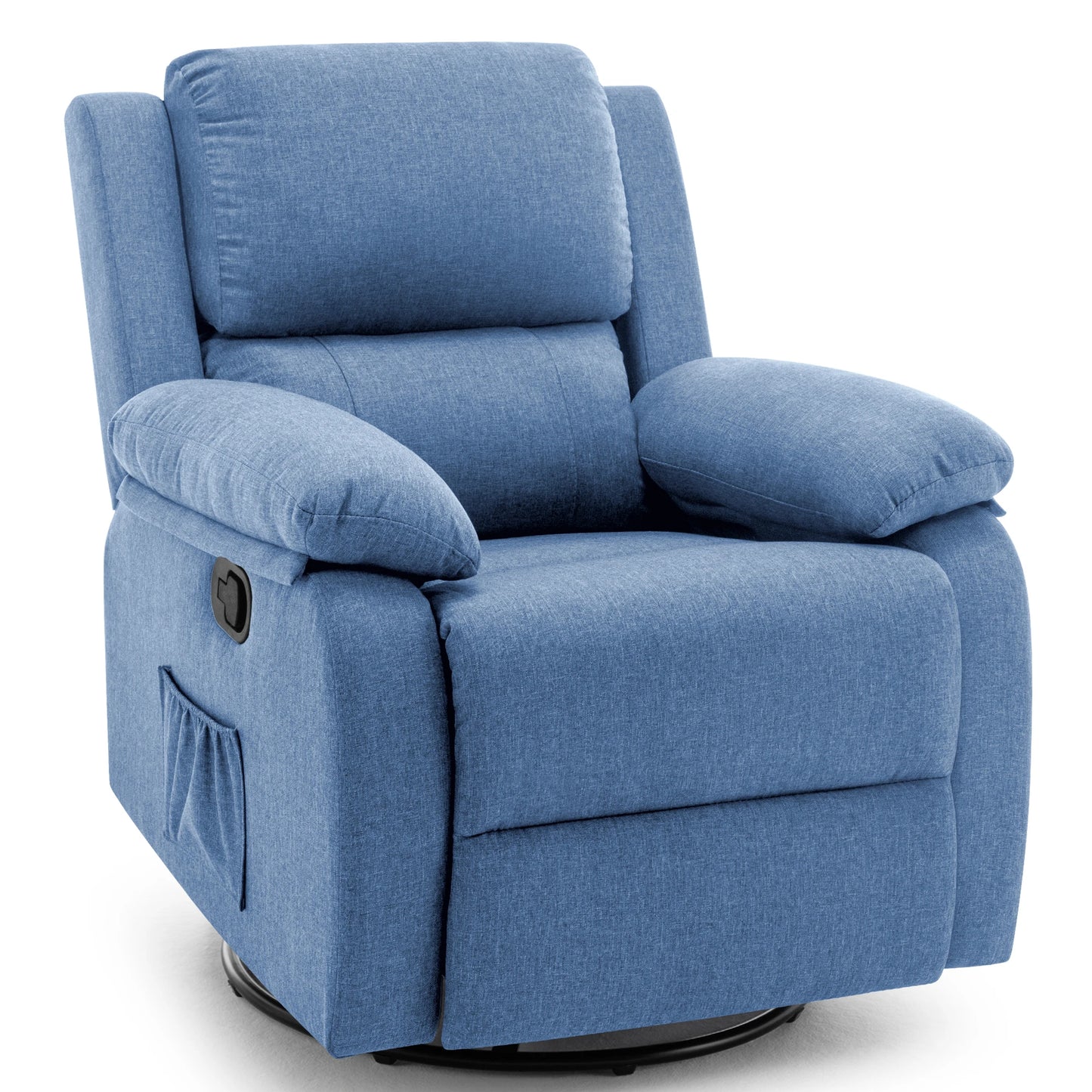 Korser 360 Swivel Fabric Rocker Chair for Adults