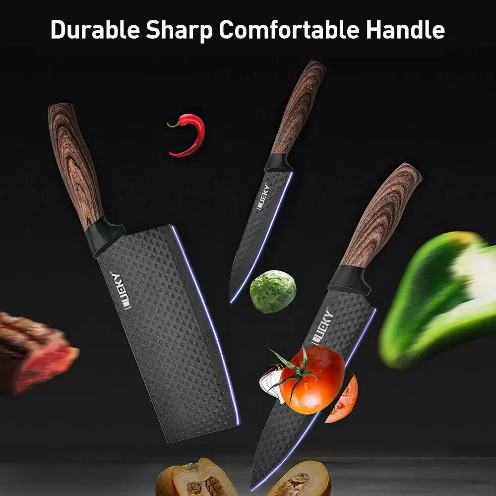 MDHAND Stainless Steel Kitchen Knife Set