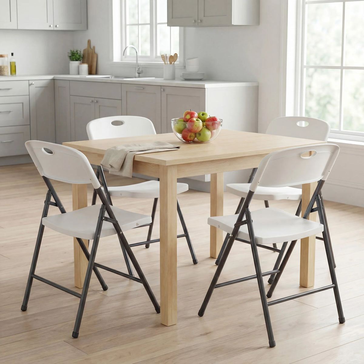 Jhk Heavy Duty Stackable Folding Chair