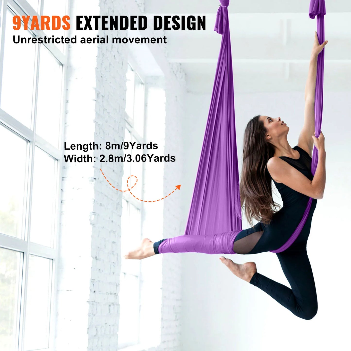 Vevor Premium Nylon Aerial Yoga Hammock Kit