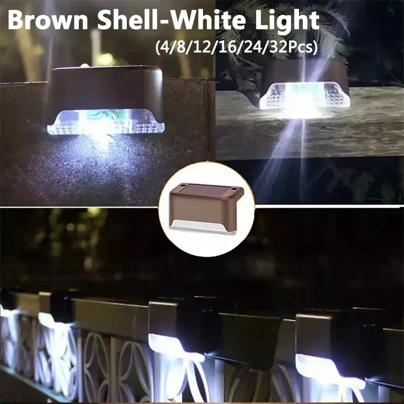 Super-Cheese Solar Deck Lights Outdoor LED Fence Pathway