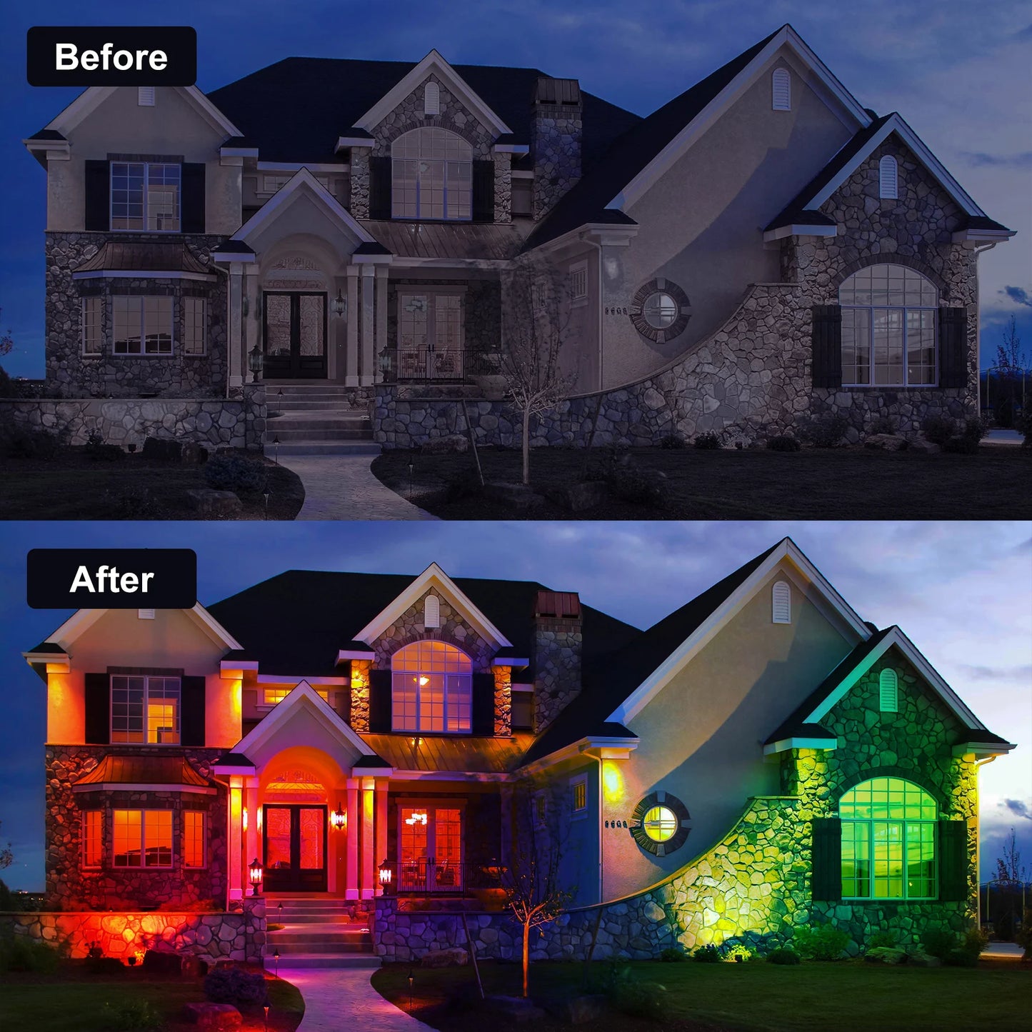 T-Sunrise Solar Garden Light Adjustable Outdoor Spotlight