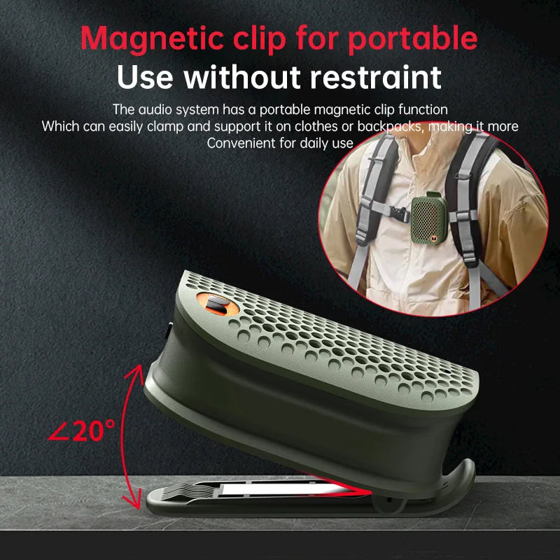 Monster M3 Magnetic Clip On Bluetooth Speaker