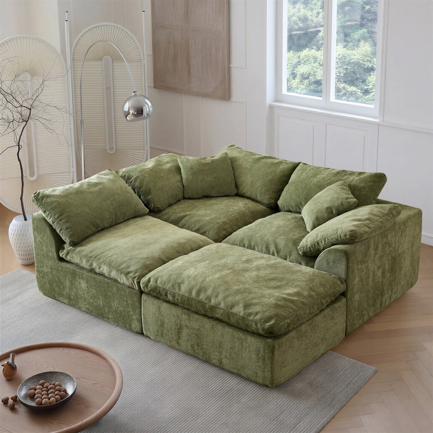 Yeflixvrau Modern Modular Sectional Sofa