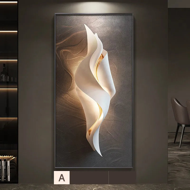 XZLUSTER Modern Crystal LED Mural Wall Lamp