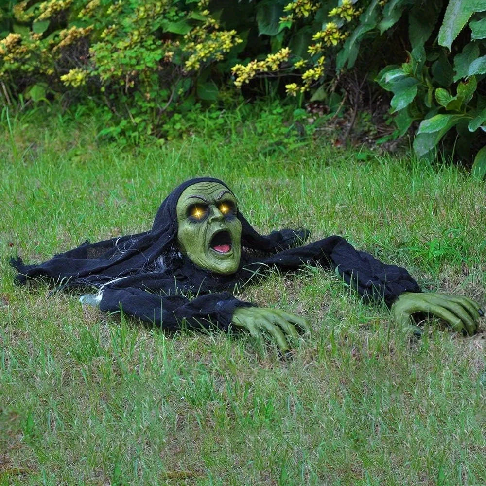 Joyfy Realistic Crawling Zombie Halloween Groundbreaker