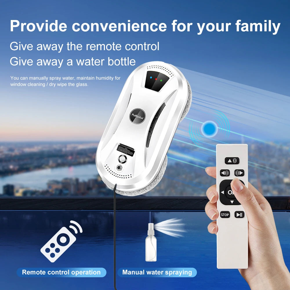 PuRuikai Window Cleaning Robot Vacuum