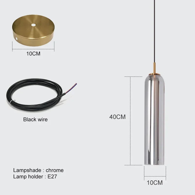 TAONUANSHU Modern Glass LED Wall Light