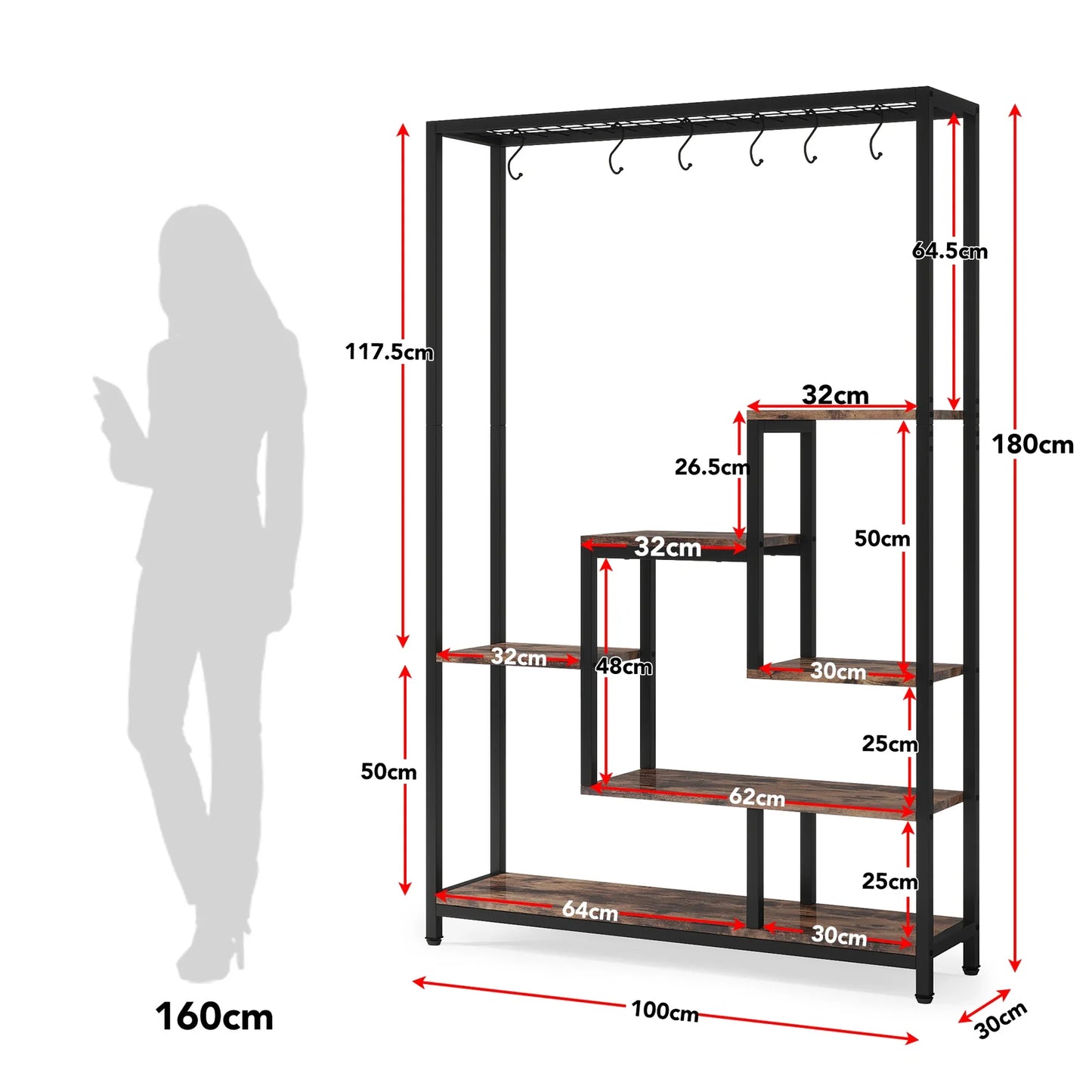 Tribesigns 5 Tier Indoor Plant Stand