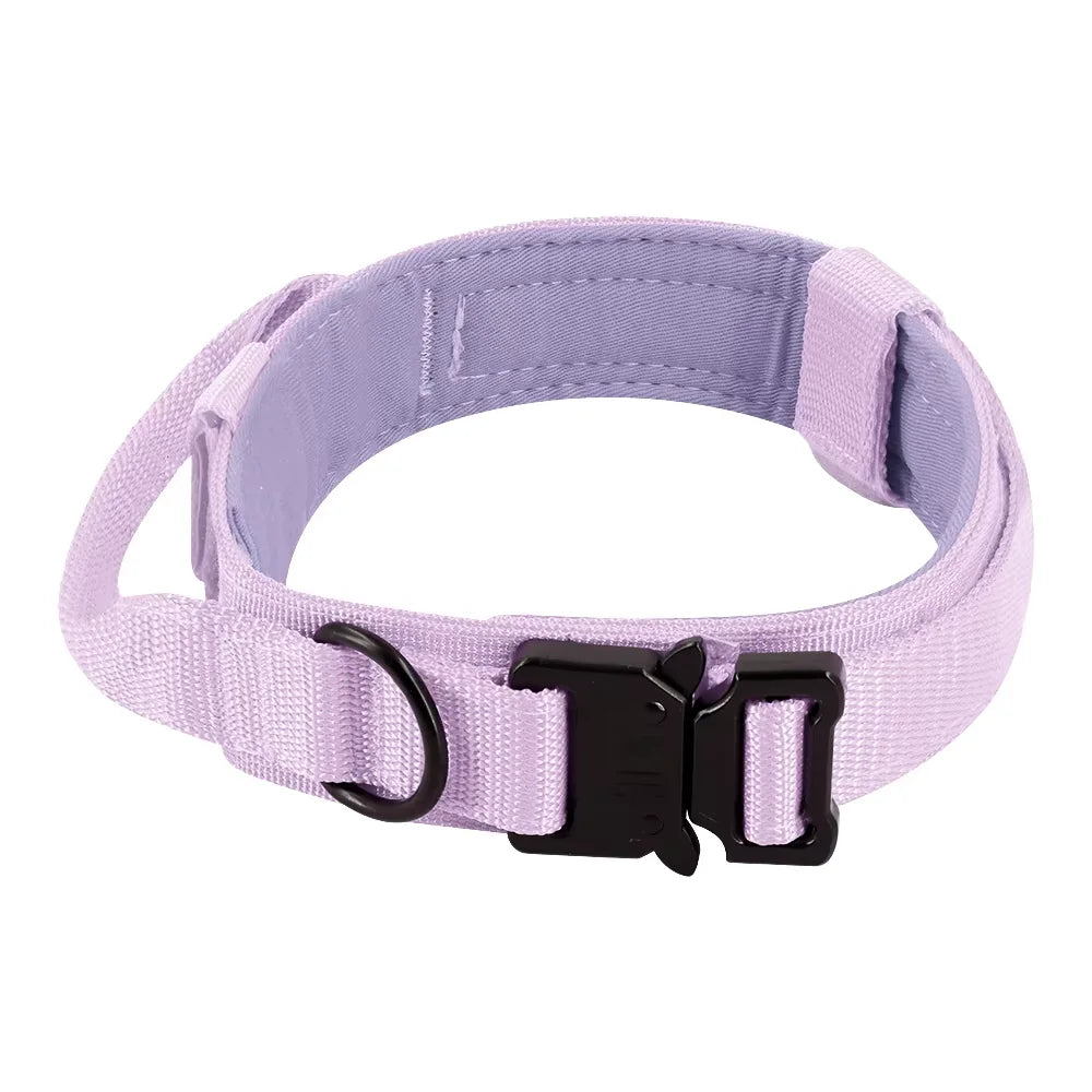 Adjustable Tactical Dog Training Collar With Leash Set