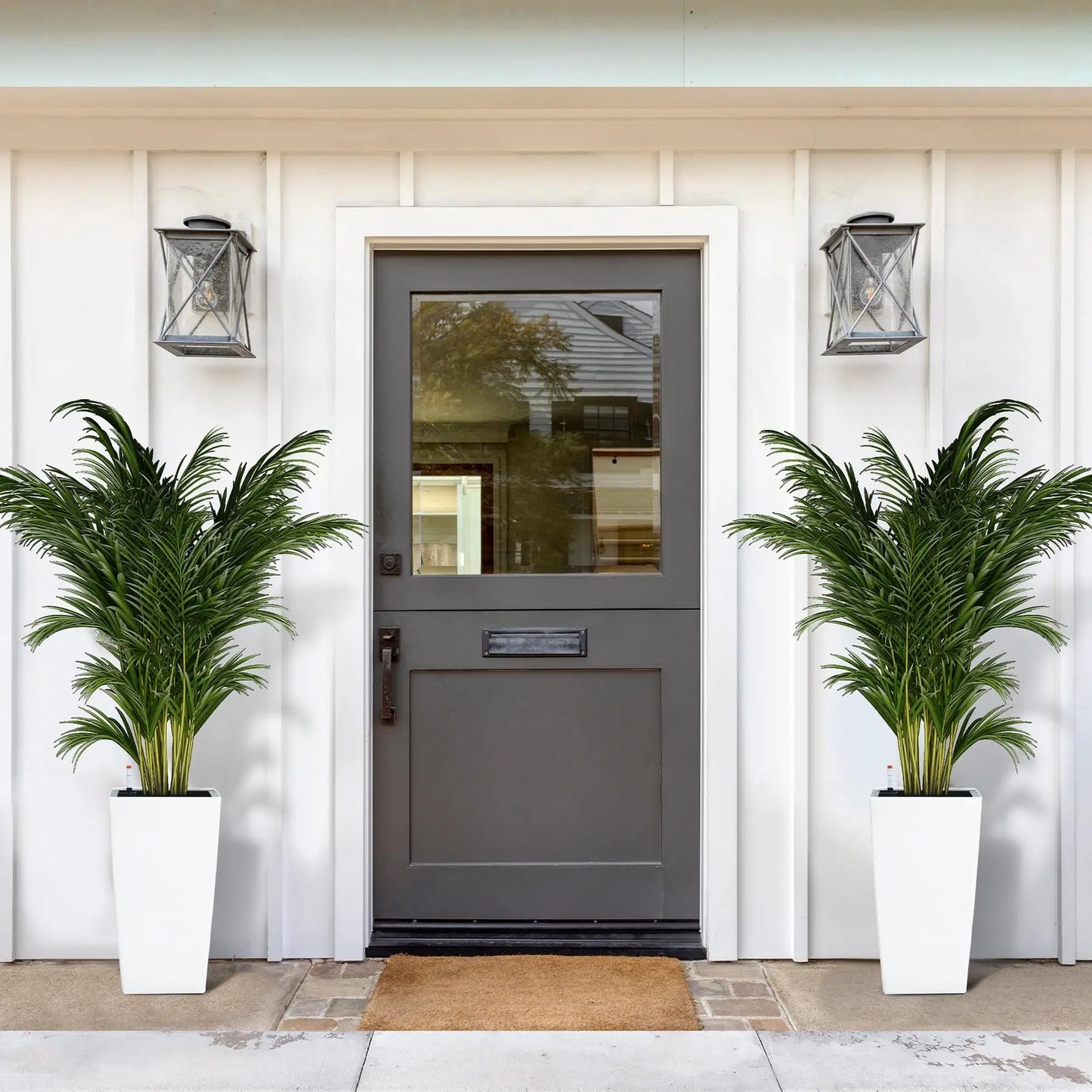 HiMISS Self Watering Planters Set Tall Indoor Outdoor