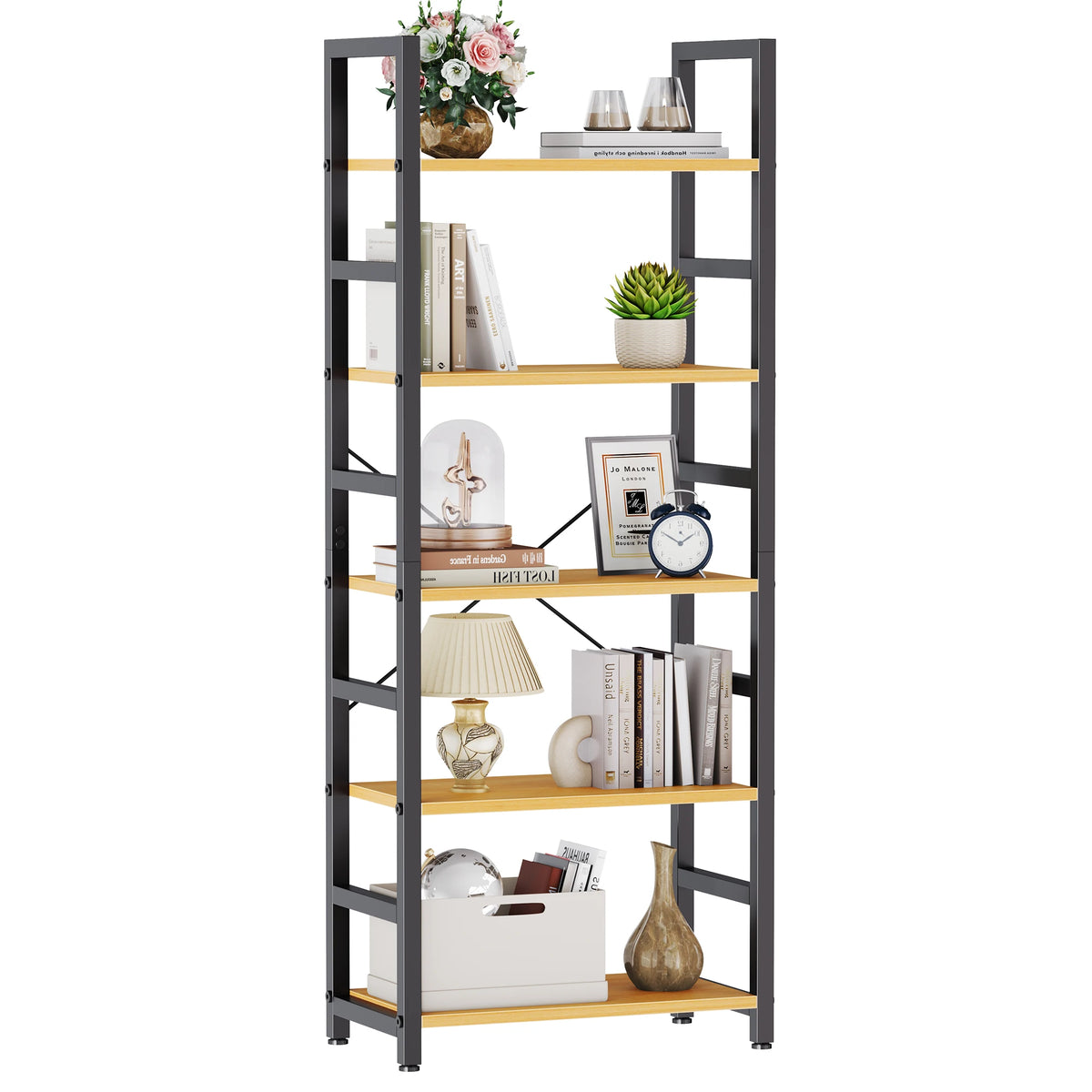 MCQ Wooden Standing Display Bookshelf