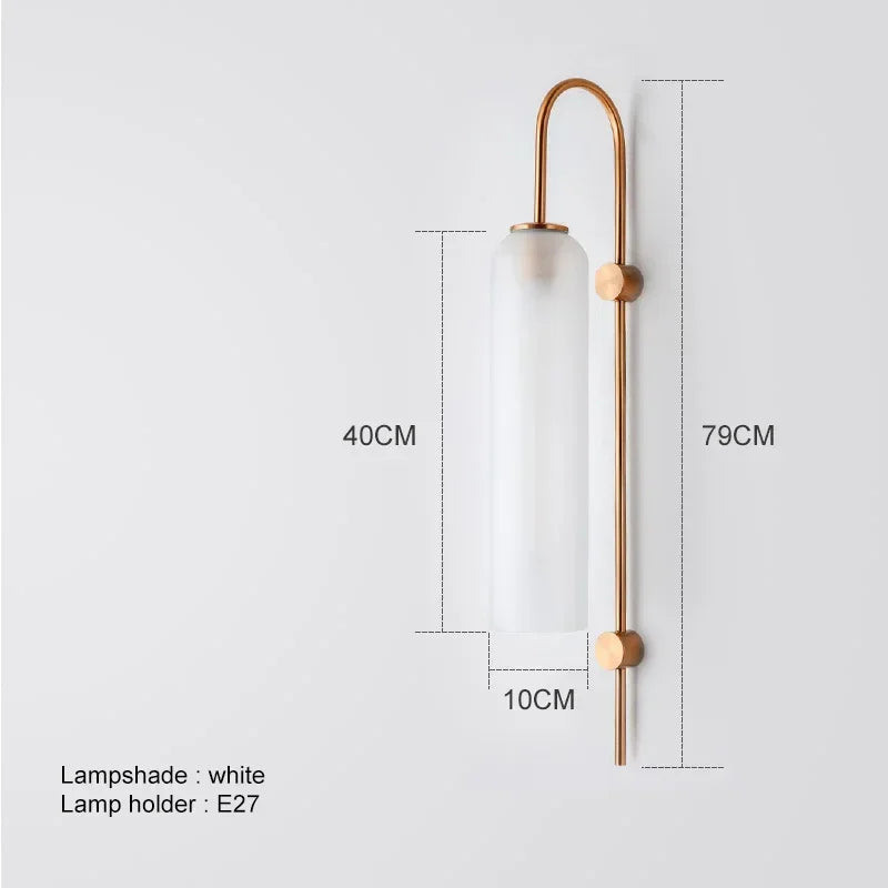 TAONUANSHU Modern Glass LED Wall Light