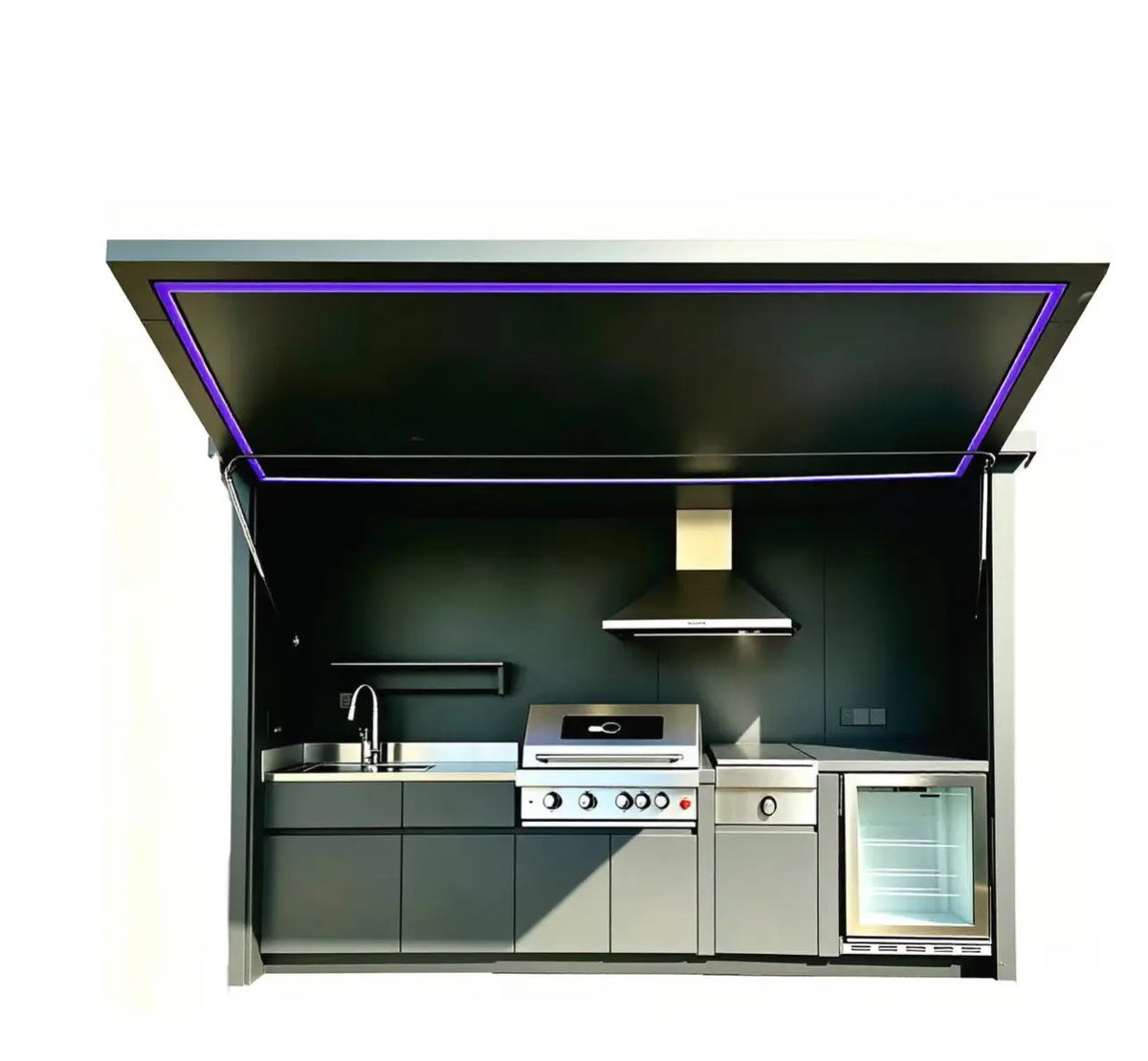 Modular Stainless Steel Outdoor Kitchen Cabinet