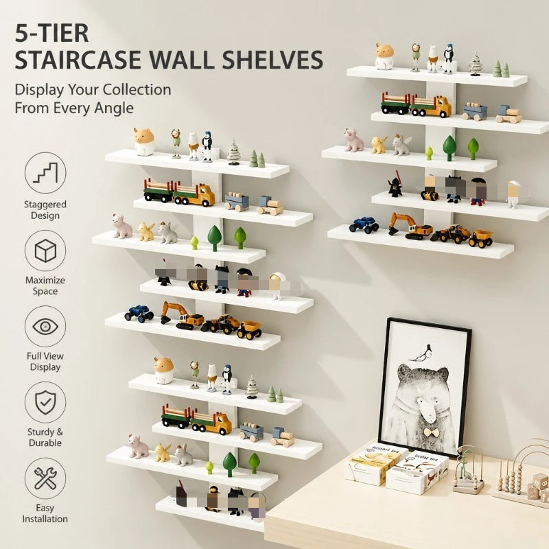 Floating Wall Display Shelves for Figurines
