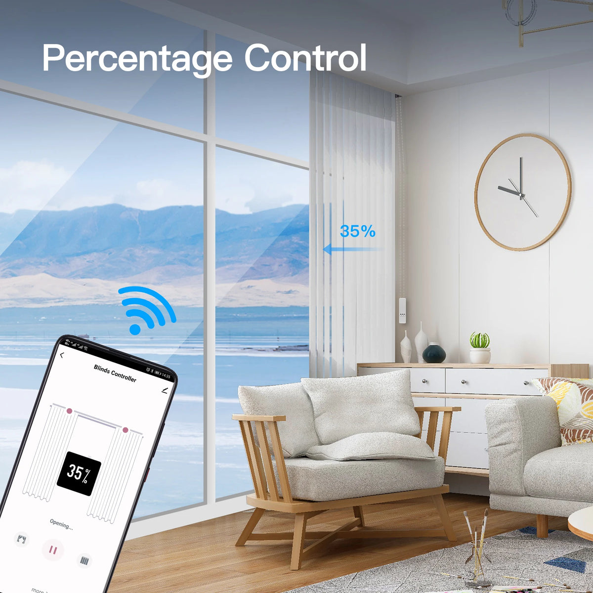 MOES Tuya WiFi Smart Roller Blind Motor Kit
