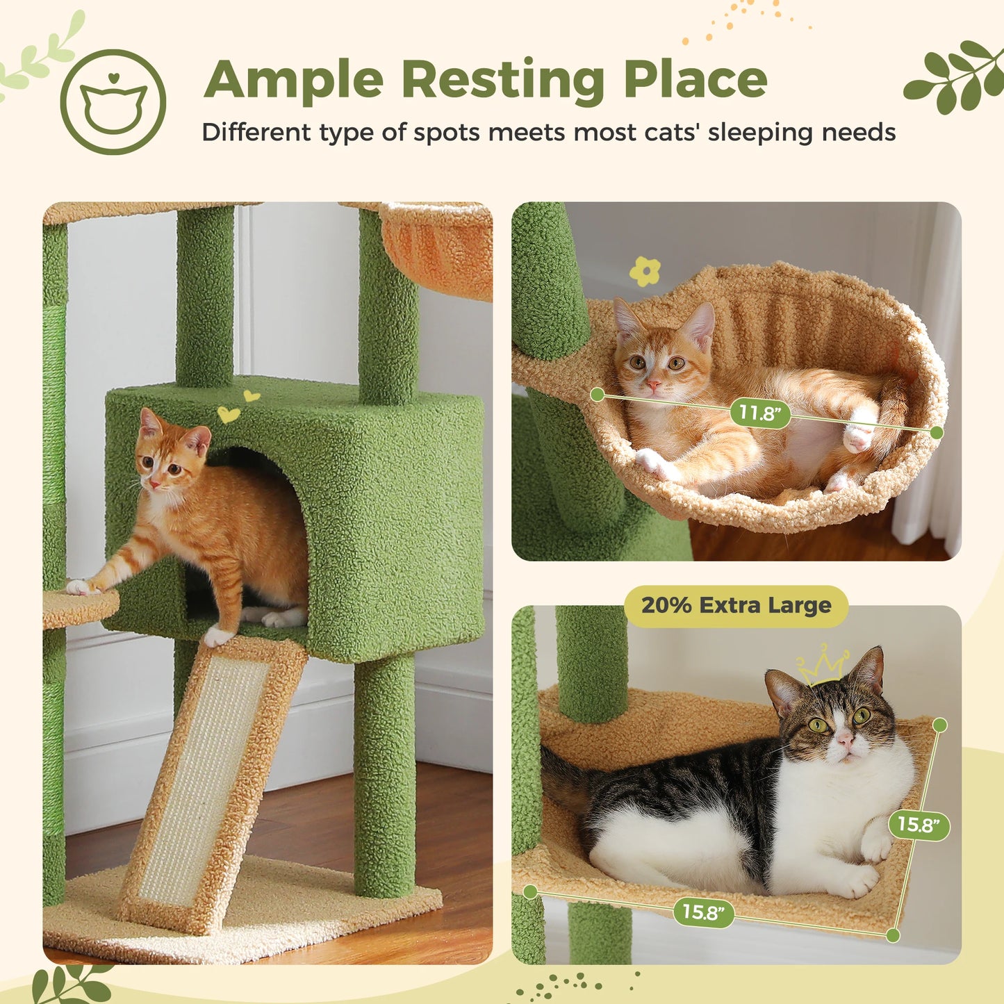 Petepepla Floor To Ceiling Cat Tree Tower