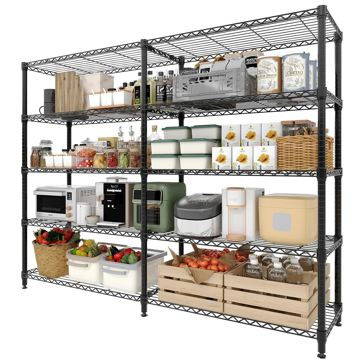 TWISTER CK Adjustable Metal Storage Shelving Unit