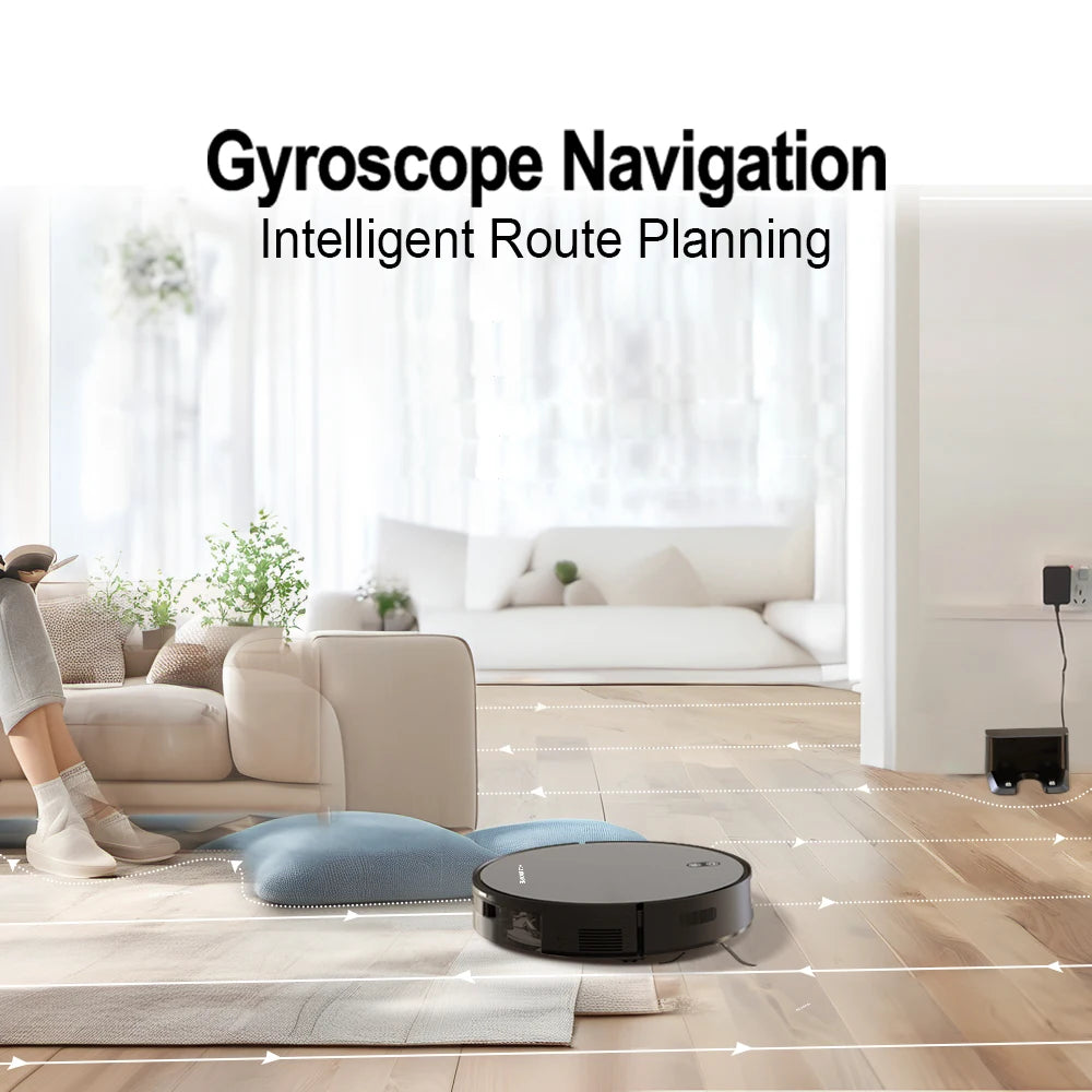 BOAIMORE Robot Vacuum Mop Combo With 6000 Pa Suction