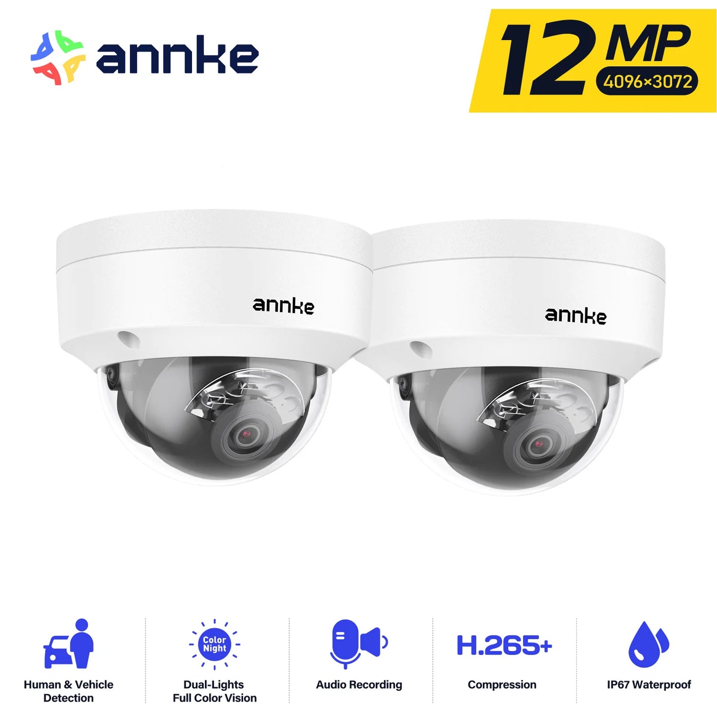 Annke 12MP POE Outdoor Security Camera