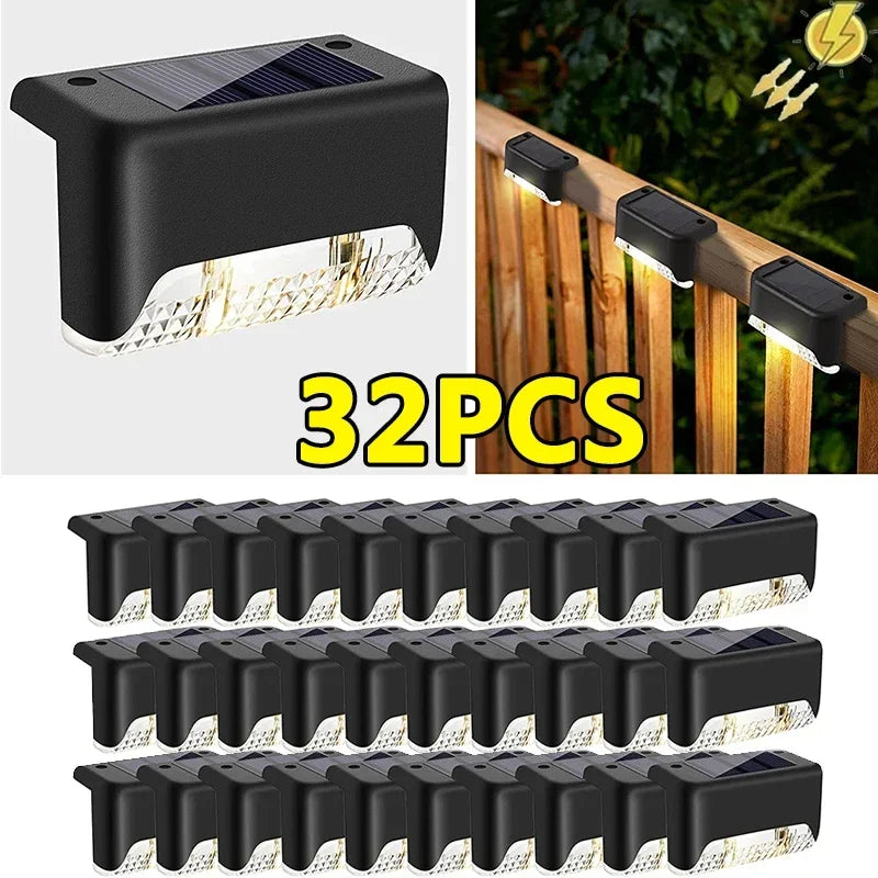 Super-Cheese Solar Deck Lights Outdoor LED Fence Pathway