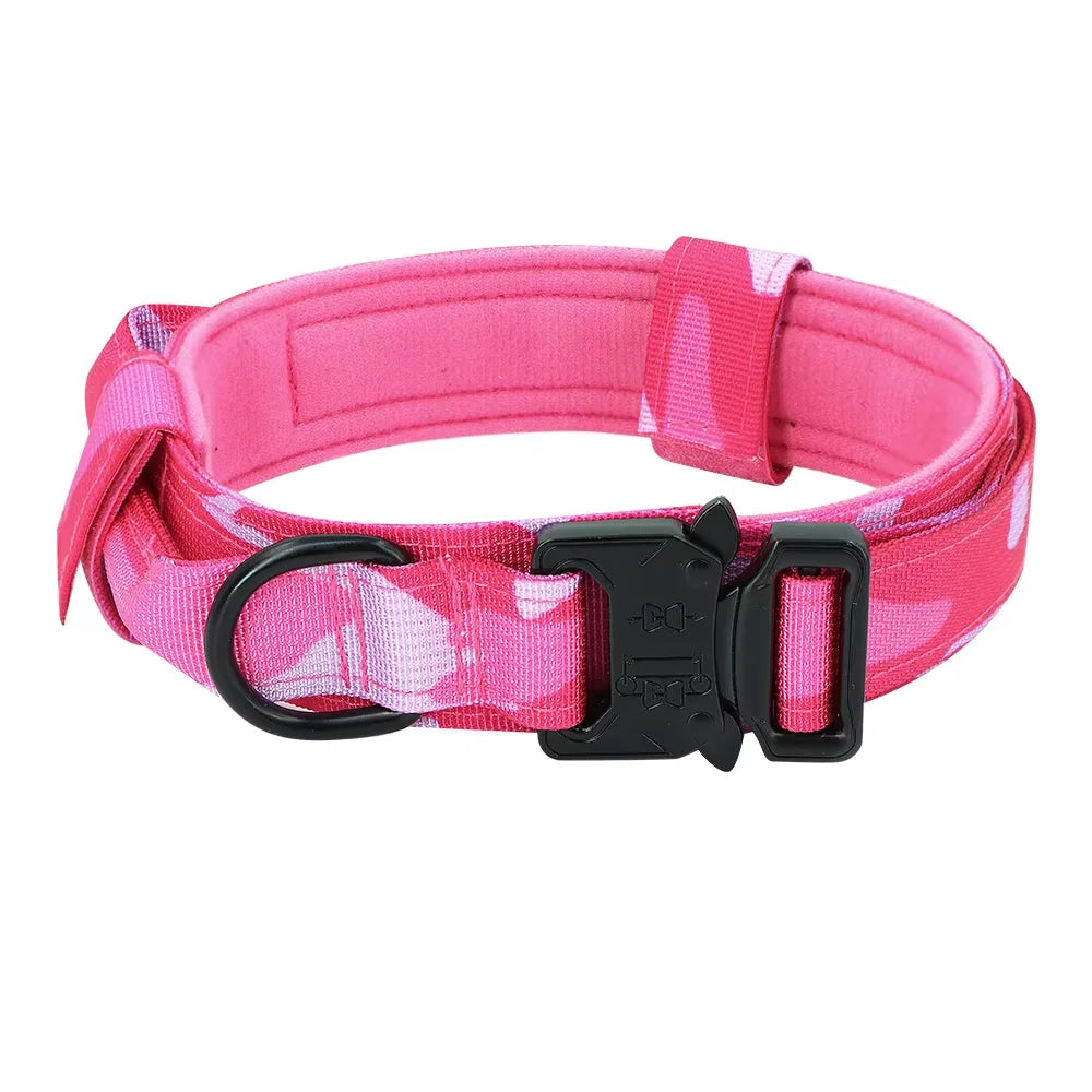 Adjustable Tactical Dog Training Collar With Leash Set