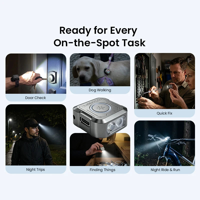 Sofirn SE1 Pocket Flashlight With RGB Ring And UV