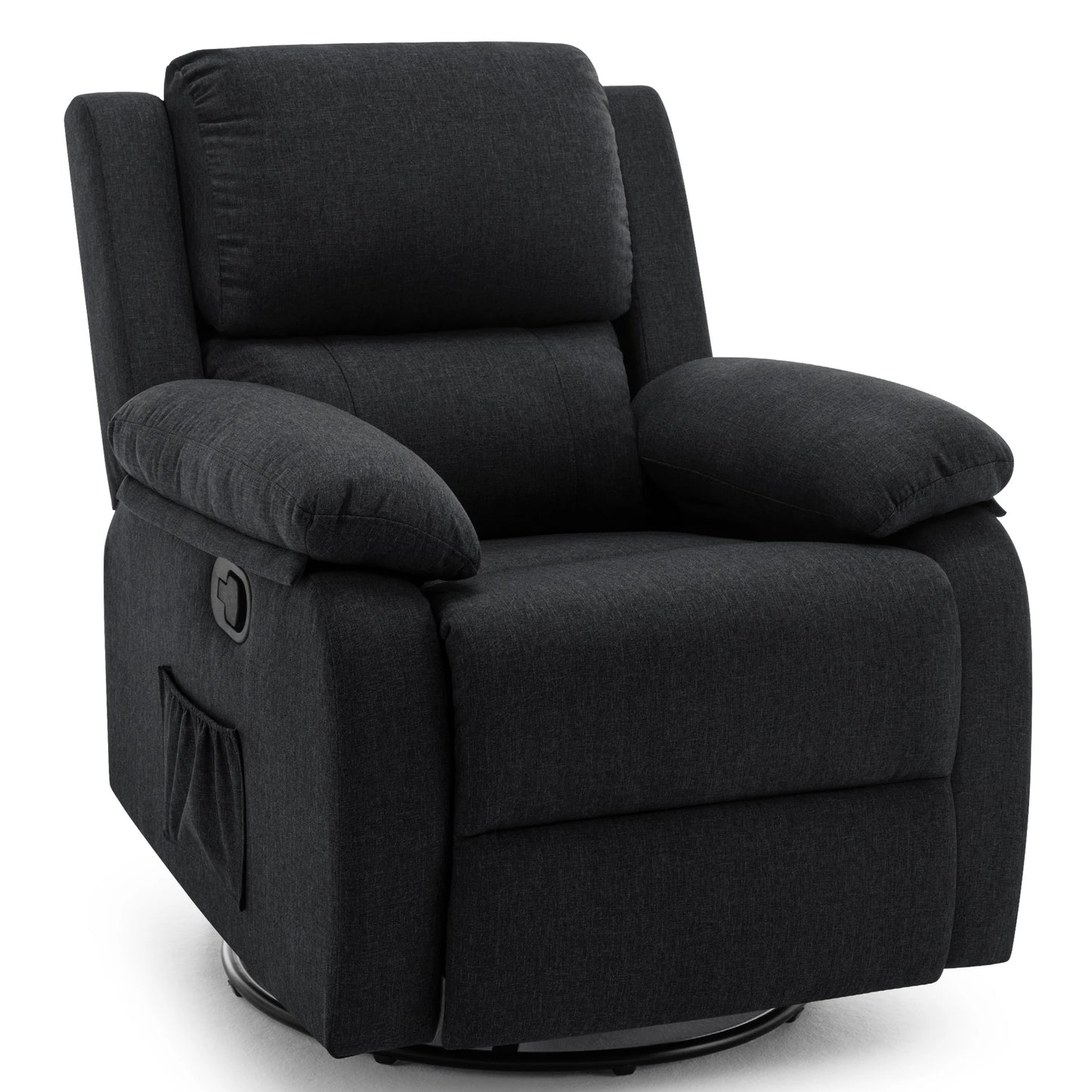Korser 360 Swivel Fabric Rocker Chair for Adults
