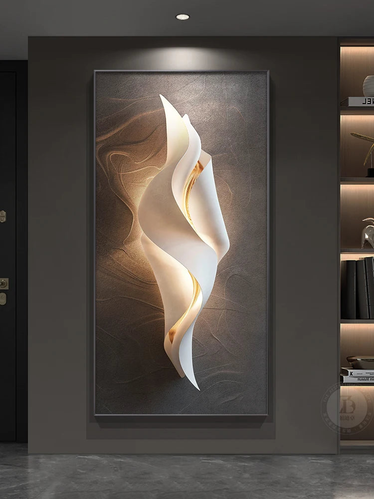 XZLUSTER Modern Crystal LED Mural Wall Lamp