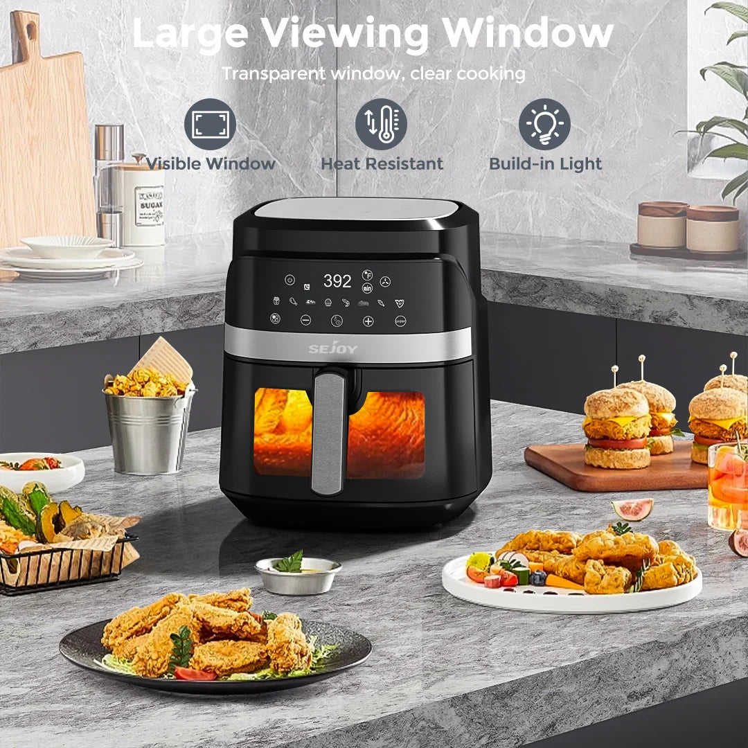 SEJOY 8 In 1 Air Fryer Oilless Cooker