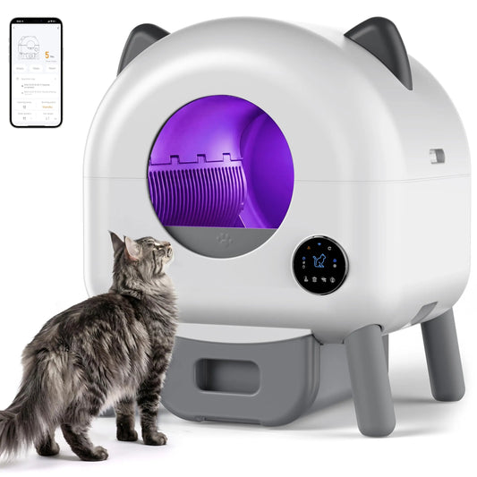 HiMISS Automatic Self Cleaning Cat Litter Box