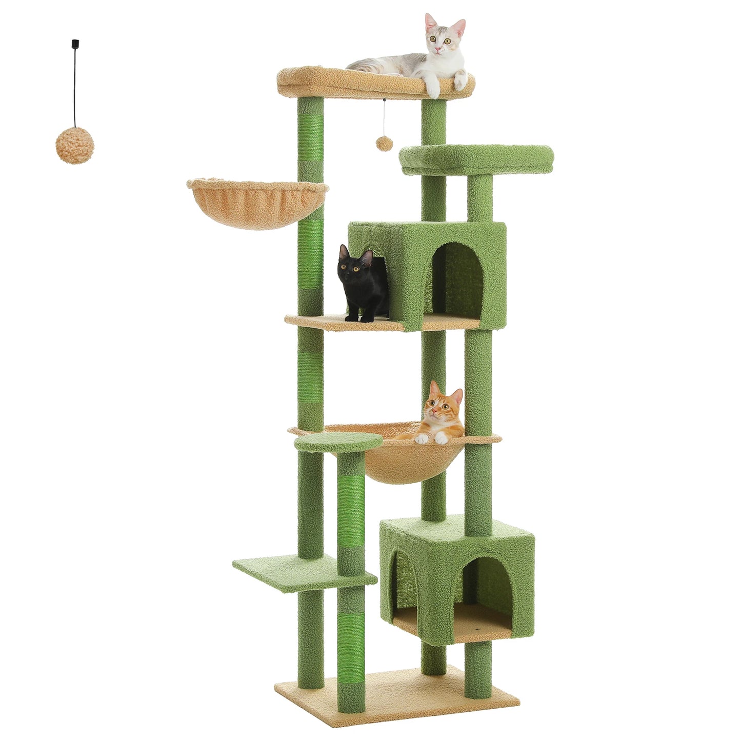 PAWZ Road Multi Tier Cat Tower With Hammock