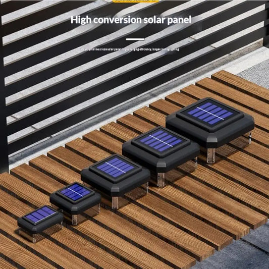 LED Solar Post Cap Light IP65 Waterproof Outdoor Use