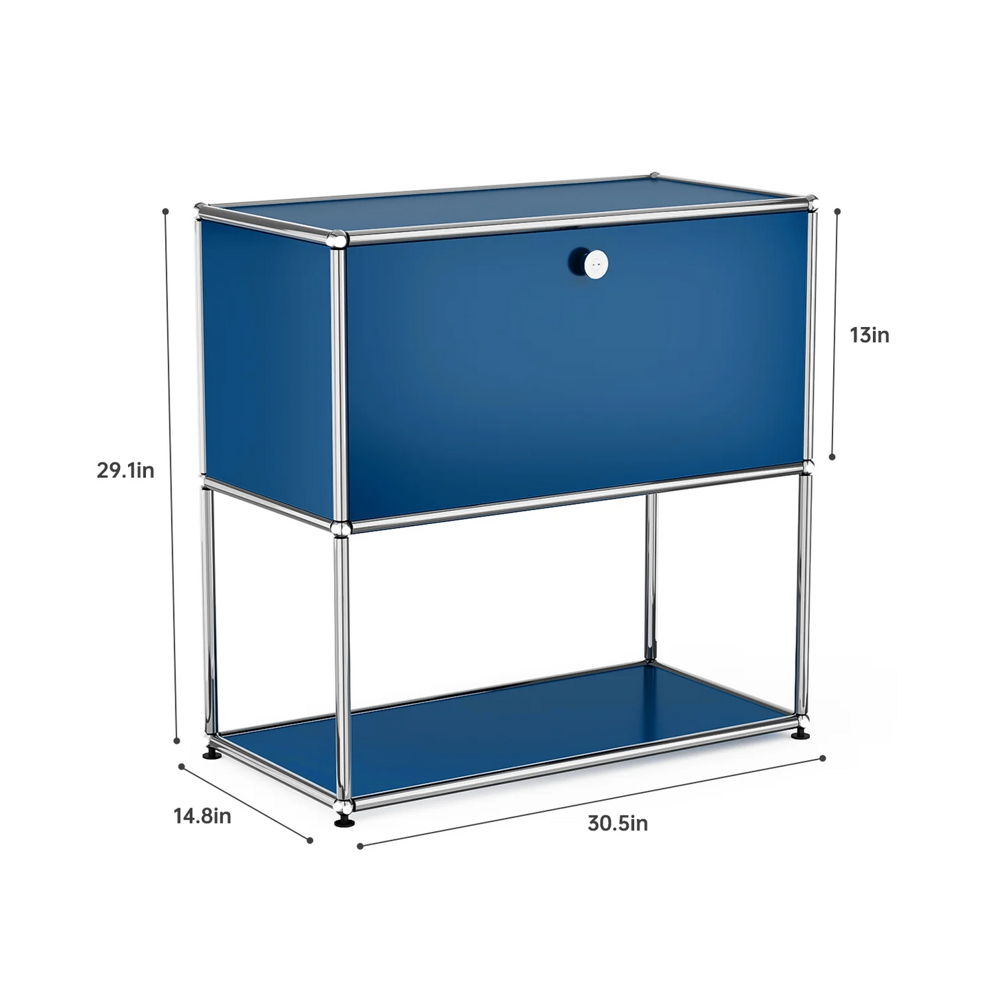 Modern Stainless Steel Storage Cabinet TV Stand