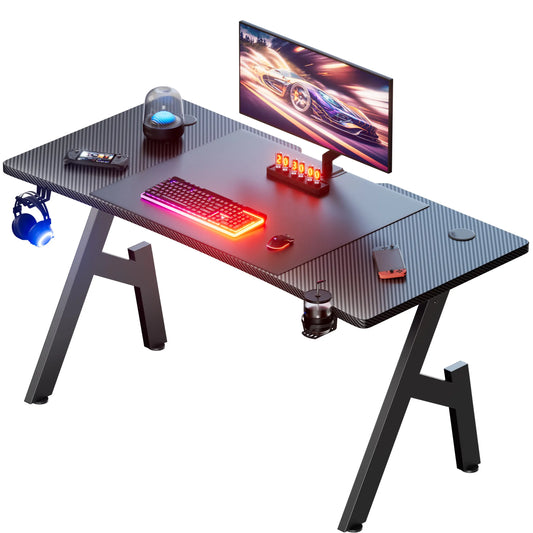 FRODROVIA A Shaped Gaming Desk With Cup Holder