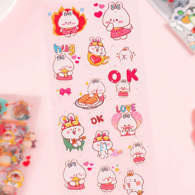 Pet Planet Cartoon Stickers For Planners And Pencil Cases