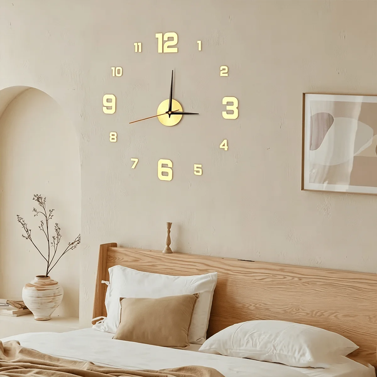 Minimalist Glow In The Dark Wall Clock