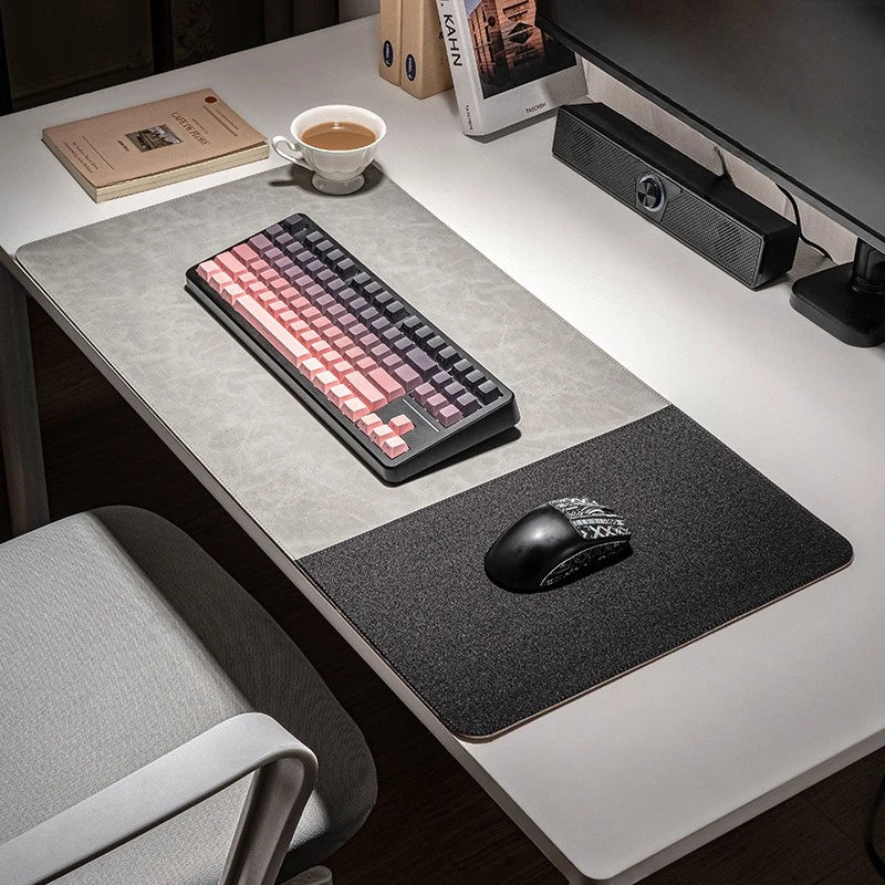 Xummen Double Sided Waterproof Leather Desk Mat