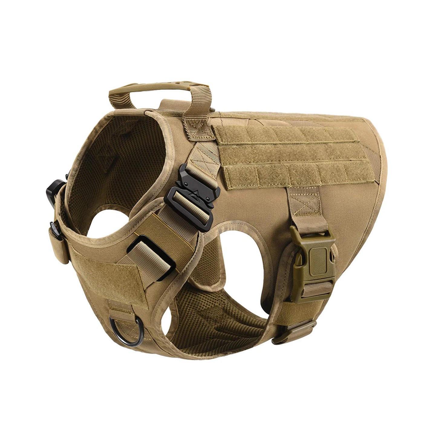 Tactical Dog Harness With Molle Pouches
