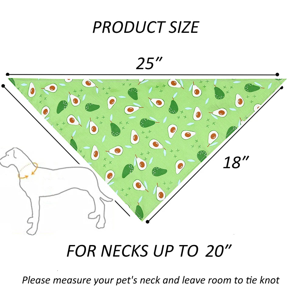 Soft Washable Folded Dog Bandana