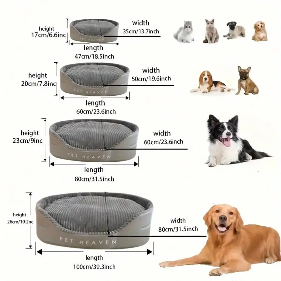 Soft Plush Cotton Pet Bed For Dogs And Cats