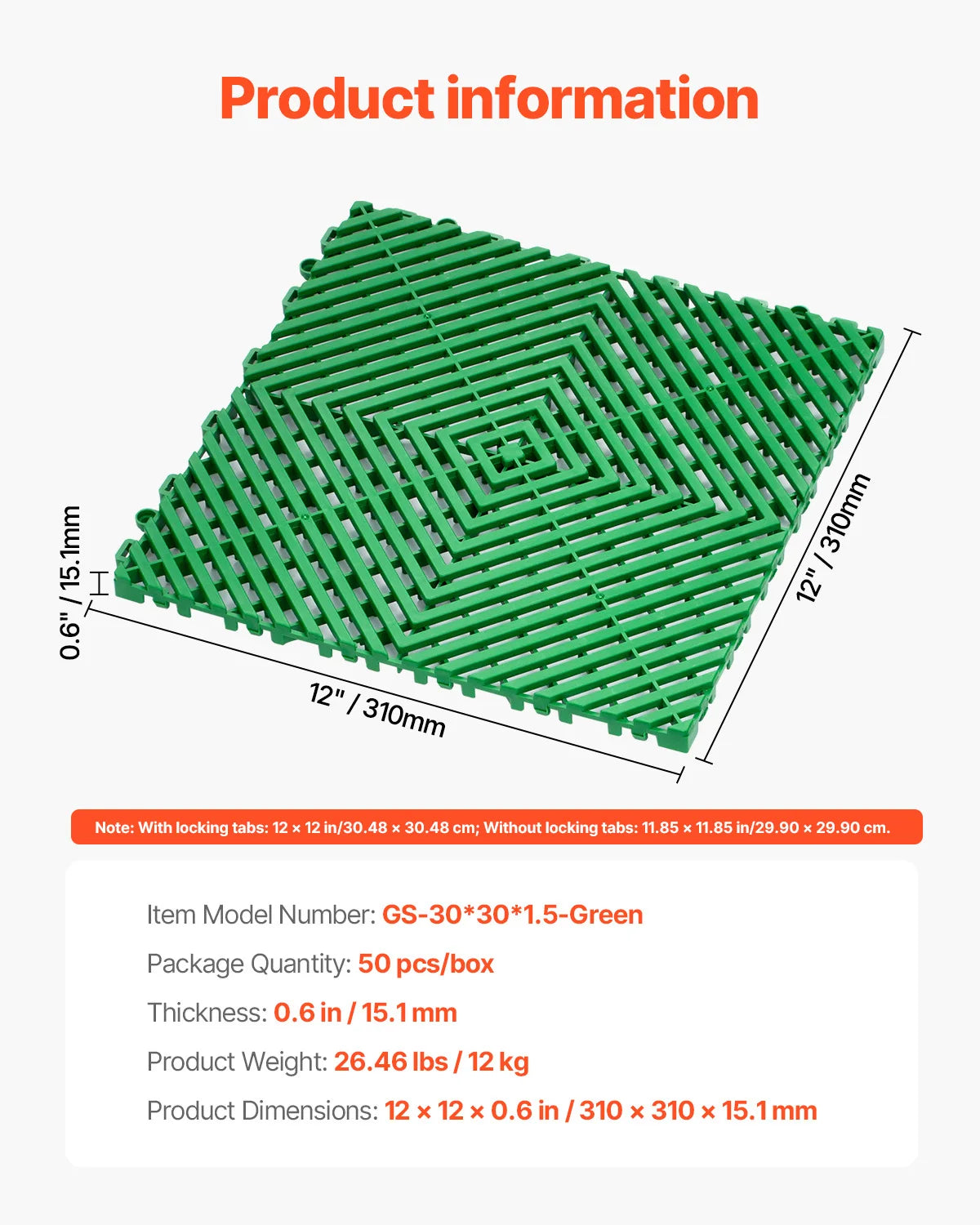 Interlocking Non Slip Drainage Floor And Shower Mat
