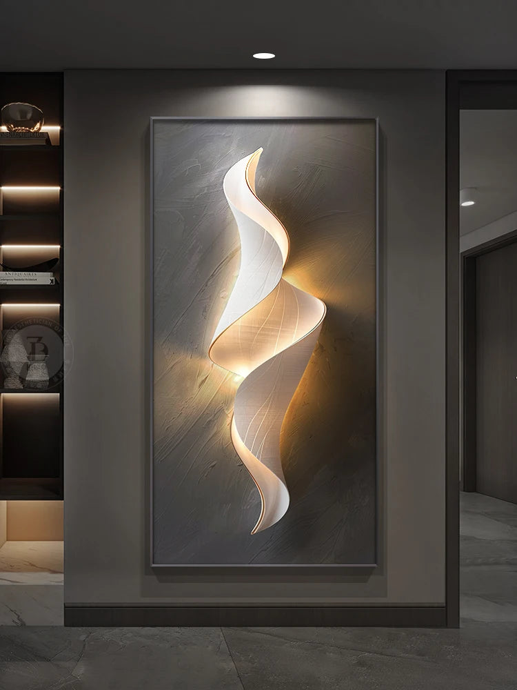 XZLUSTER Modern Crystal LED Mural Wall Lamp