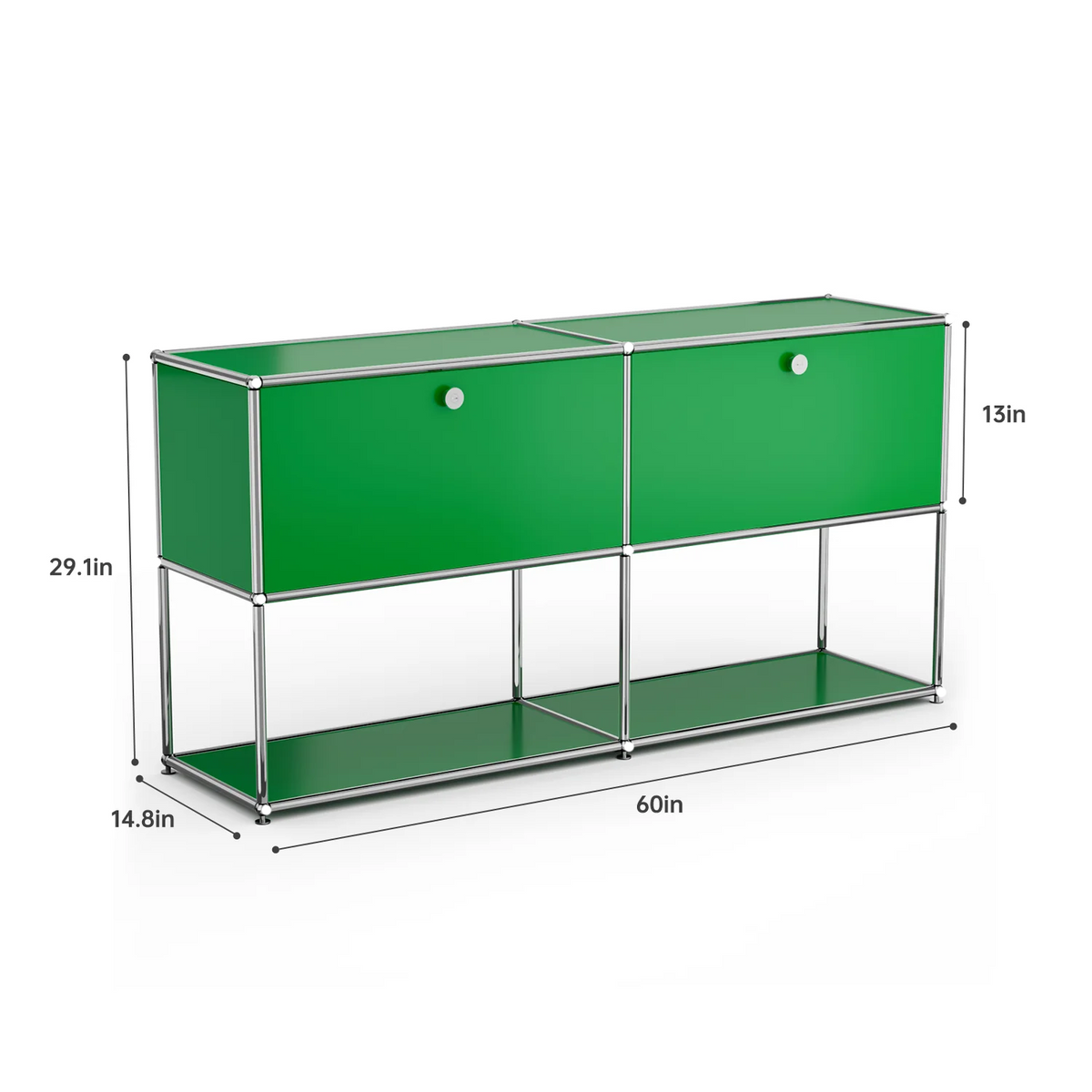 Modern Stainless Steel Storage Cabinet TV Stand