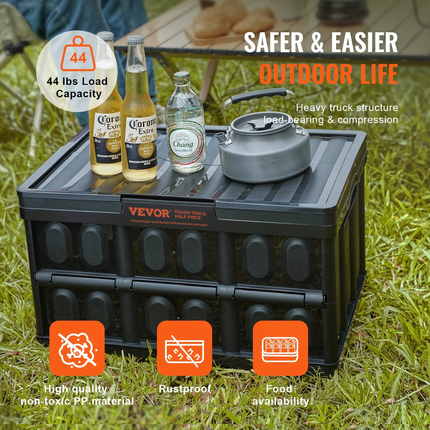 Collapsible Plastic Storage Bins With Lids