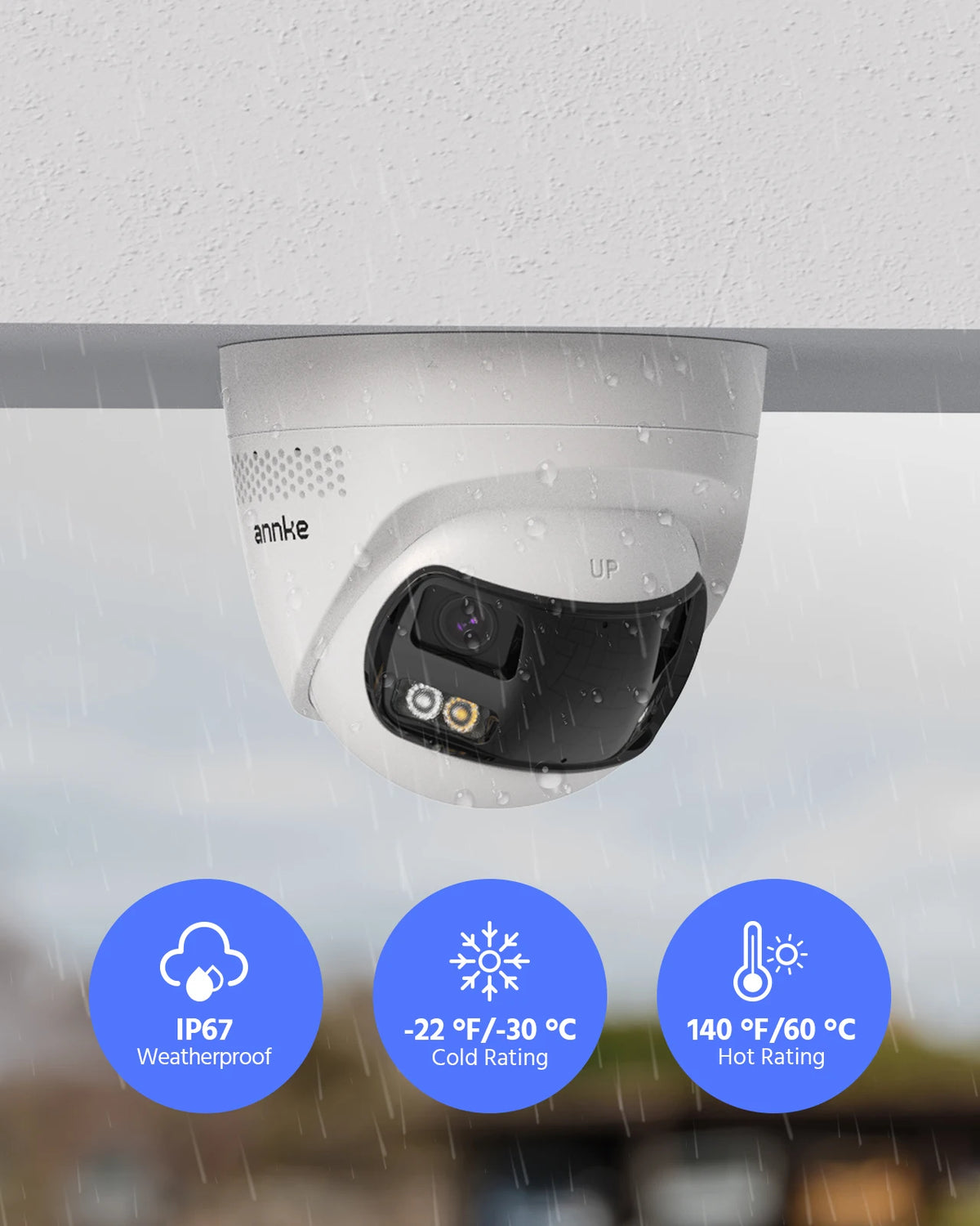 Annke 8MP Dual Lens PoE Outdoor Security Camera